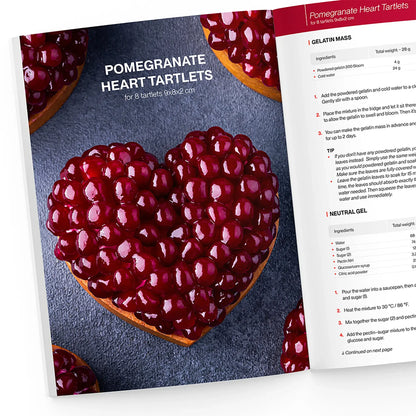 Pomegranate Heart Tartlets