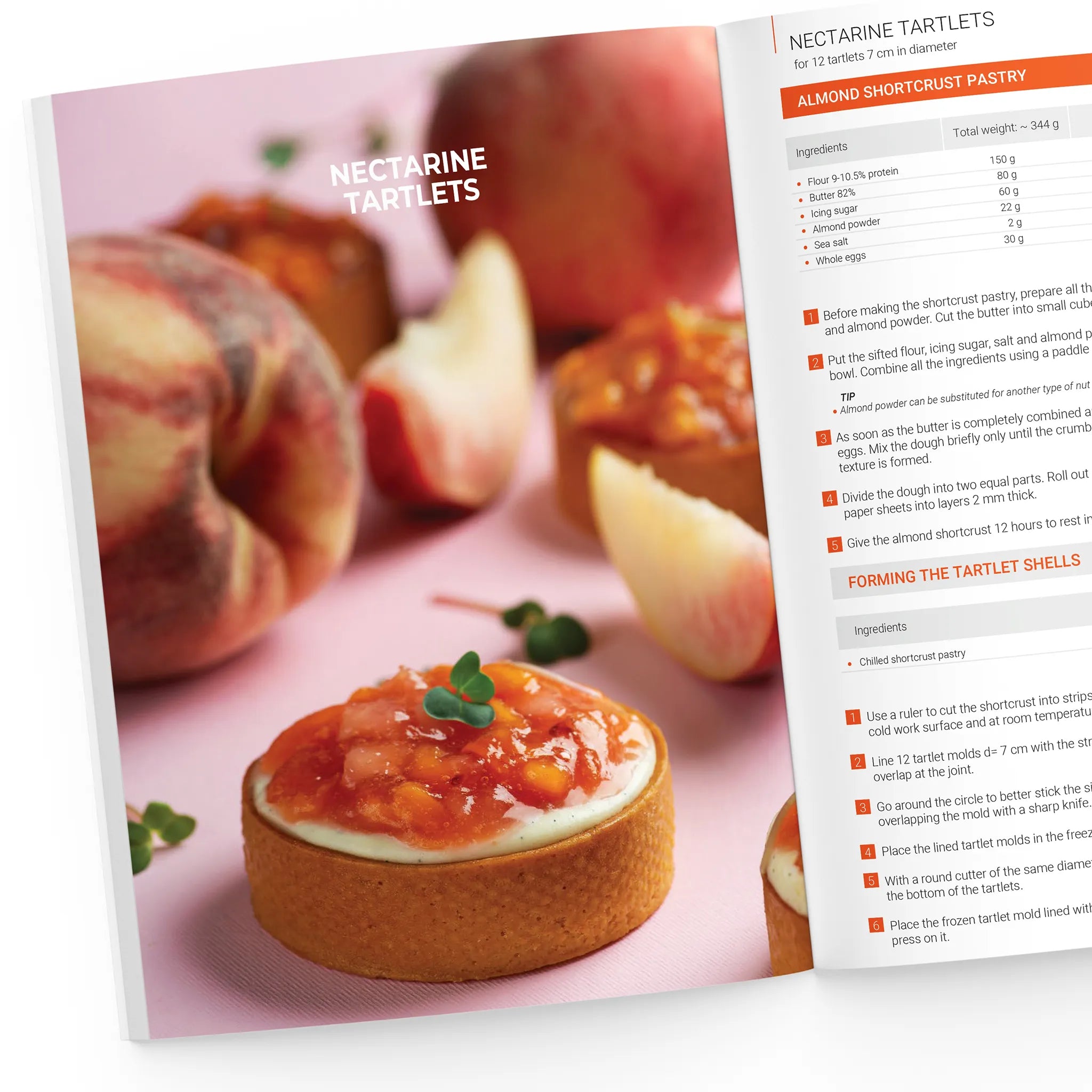 Nectarine tartlets
