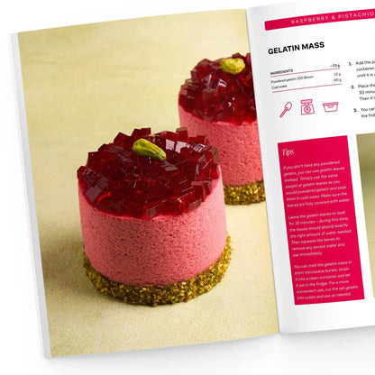 raspberry and pistachio mousse cakes 