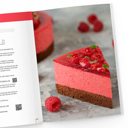 Raspberry souffle cake 