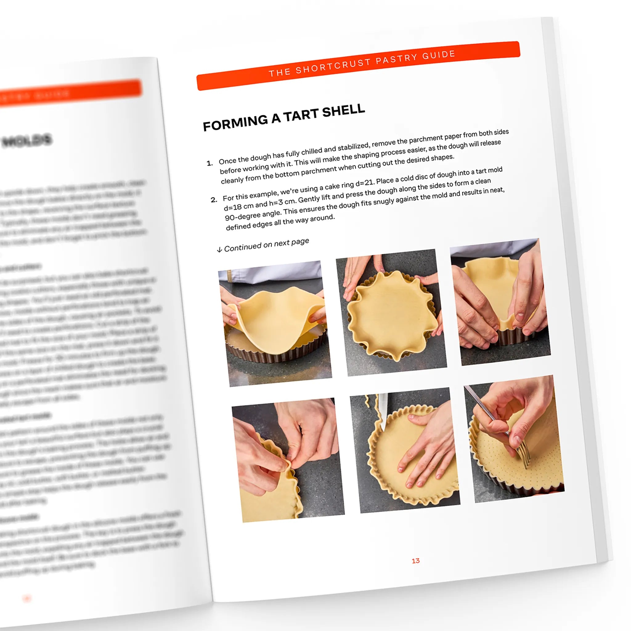 recipe for forming a tart shell