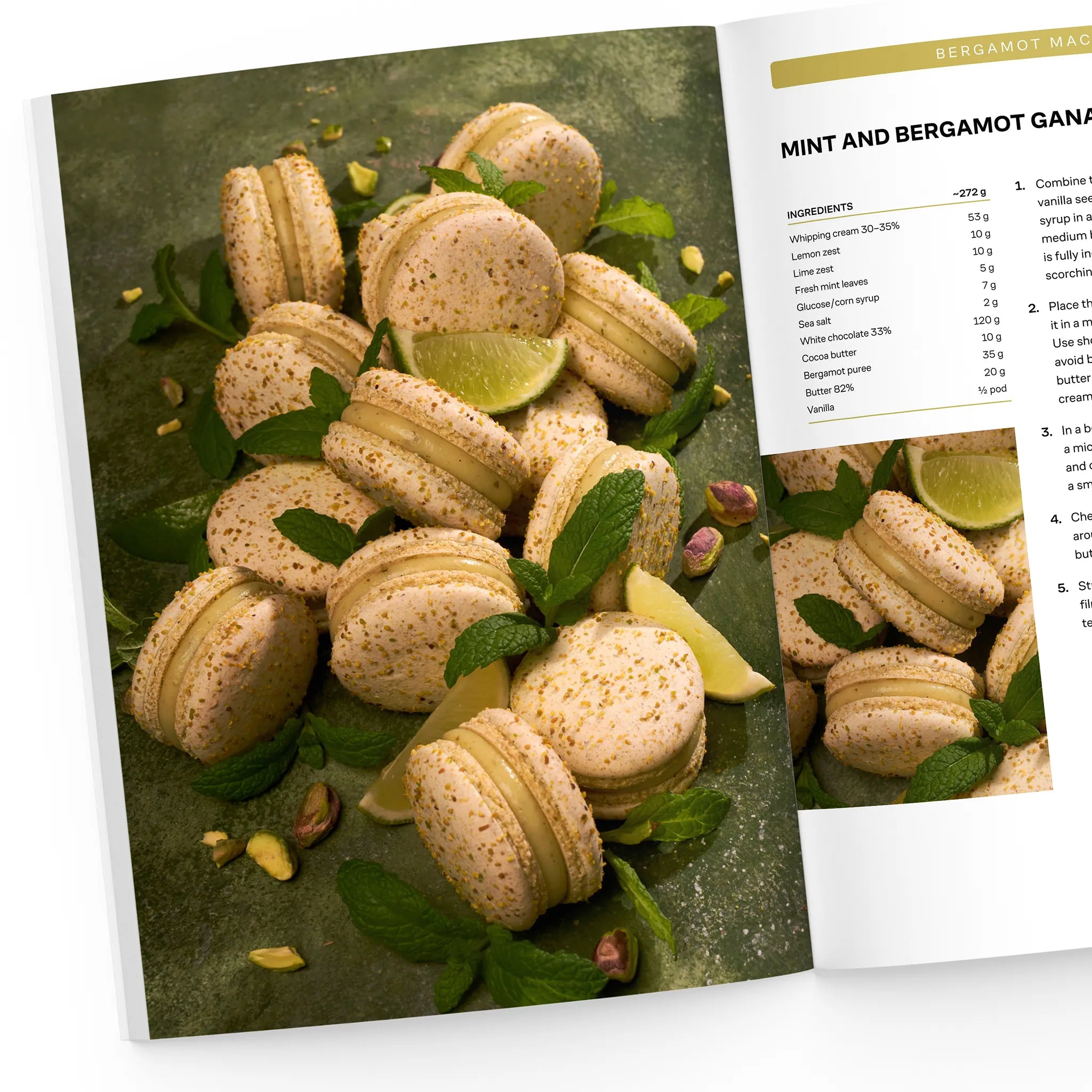 Bergamot Macarons
