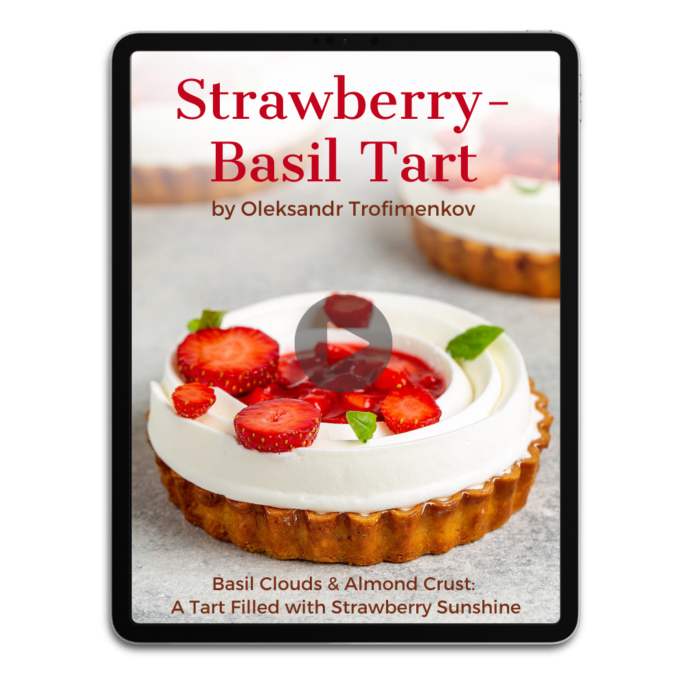 Strawberry-Basil Tart