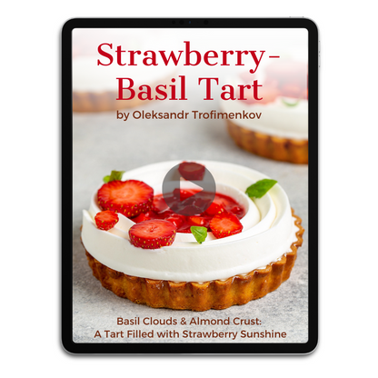 Strawberry-Basil Tart