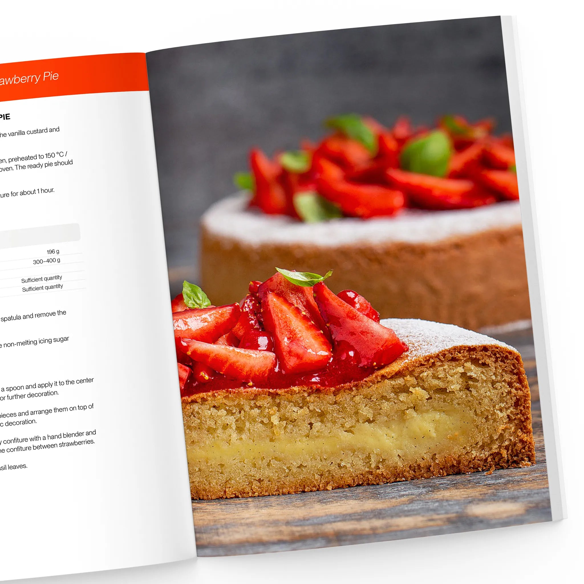 Gluten-free custard strawberry pie recipe