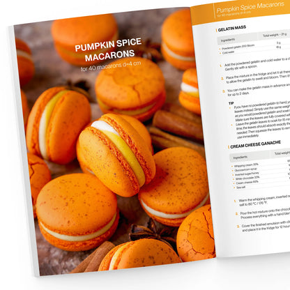 Pumpkin spice macarons 