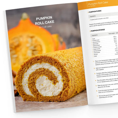 Pumpkin roll cake