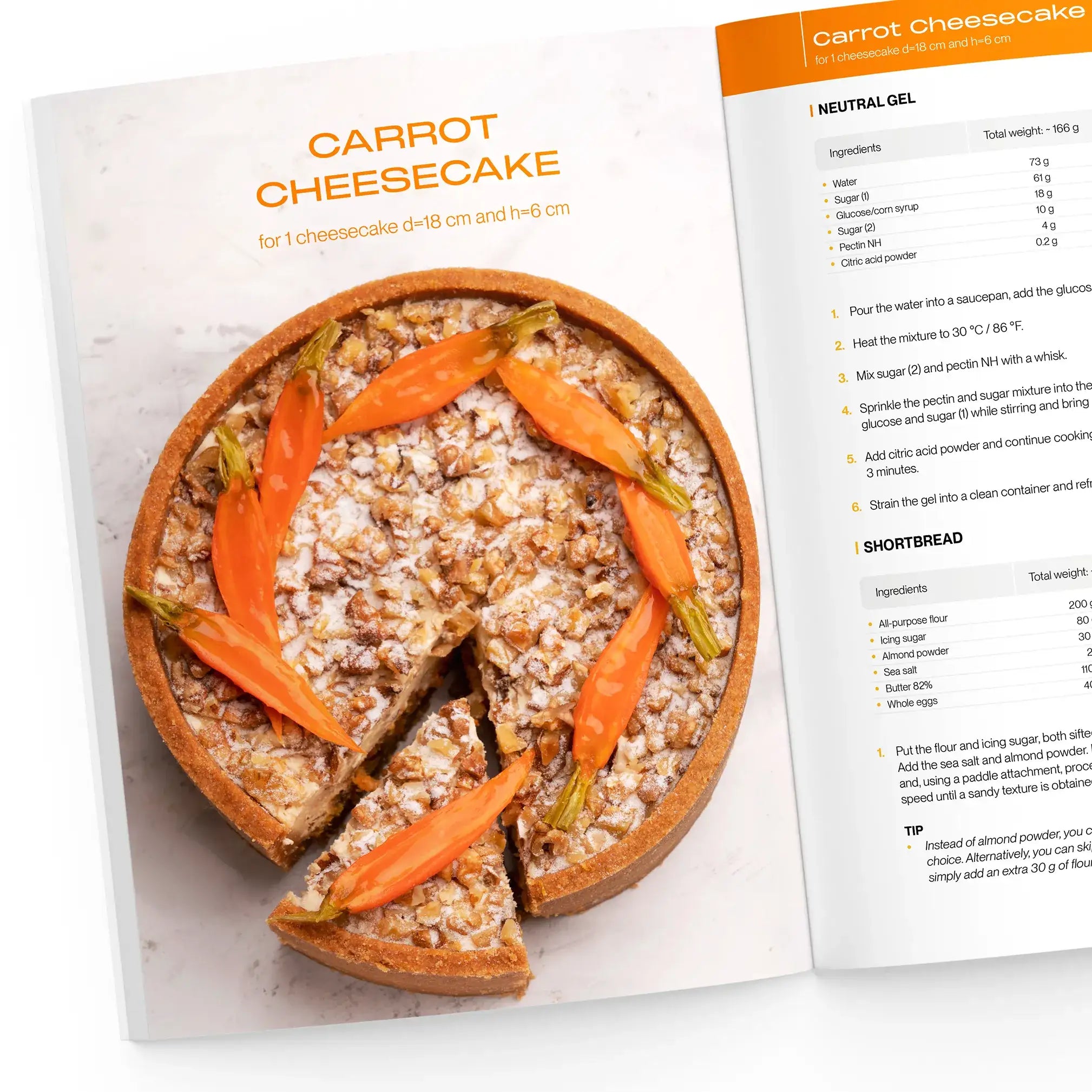 Carrot cheesecake