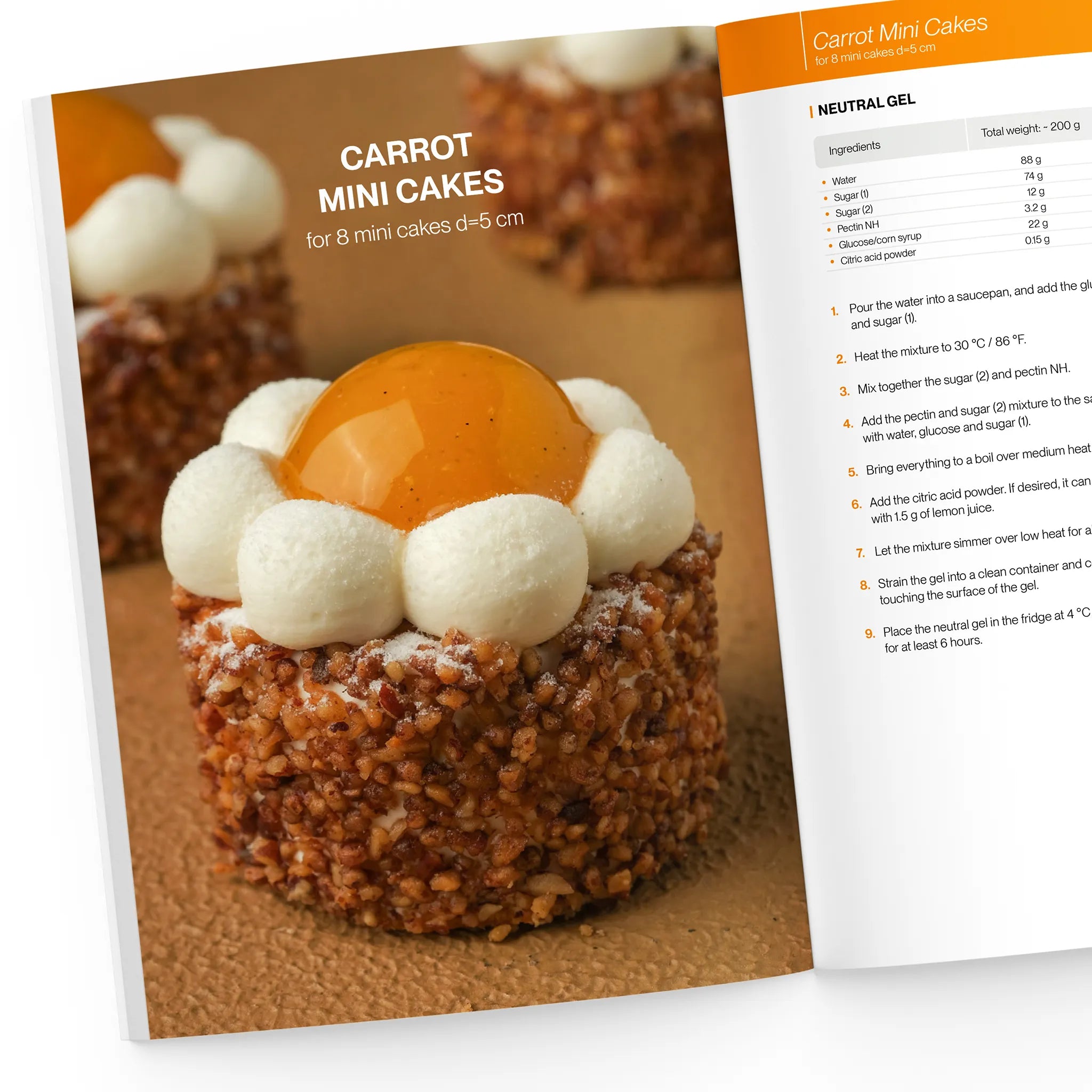 Carrot mini cake recipe