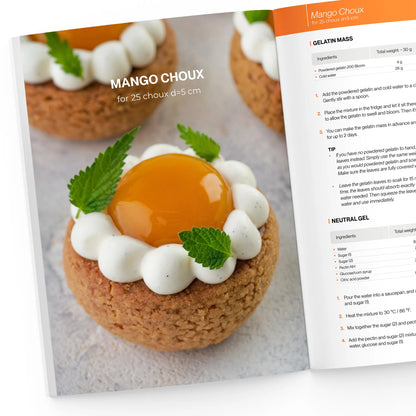 Mango choux pastry