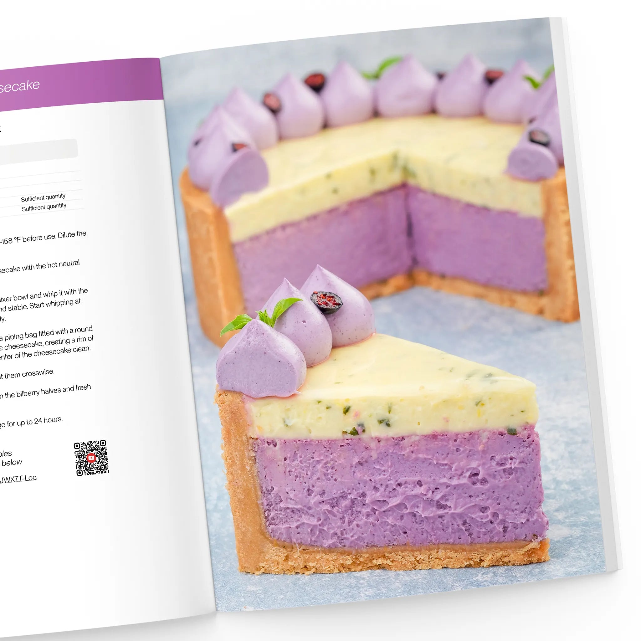 Bilberry & Lemon Cheesecake recipe