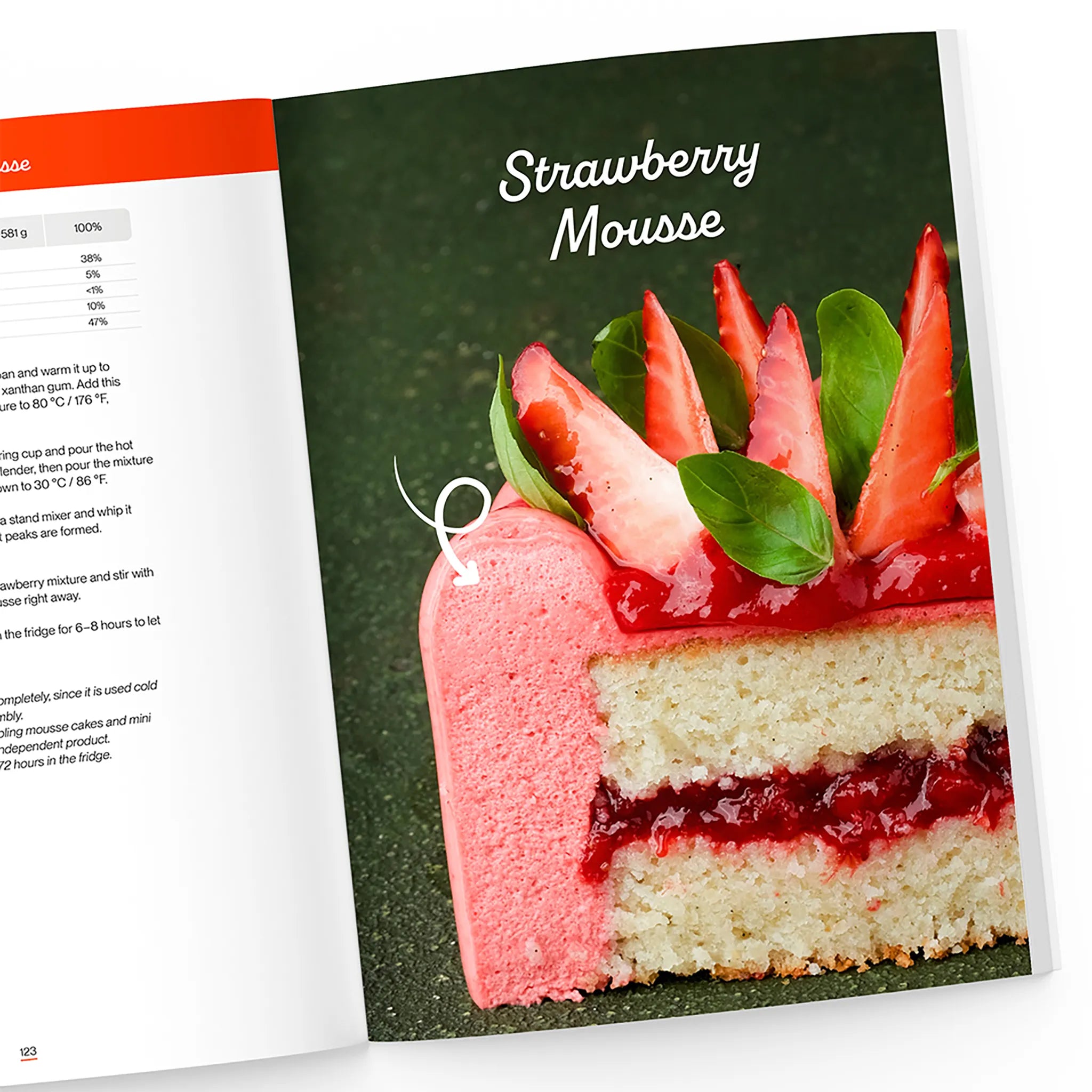 strawberry mousse