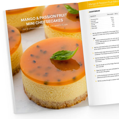 Mango & Passion Fruit Mini Cheesecakes recipe