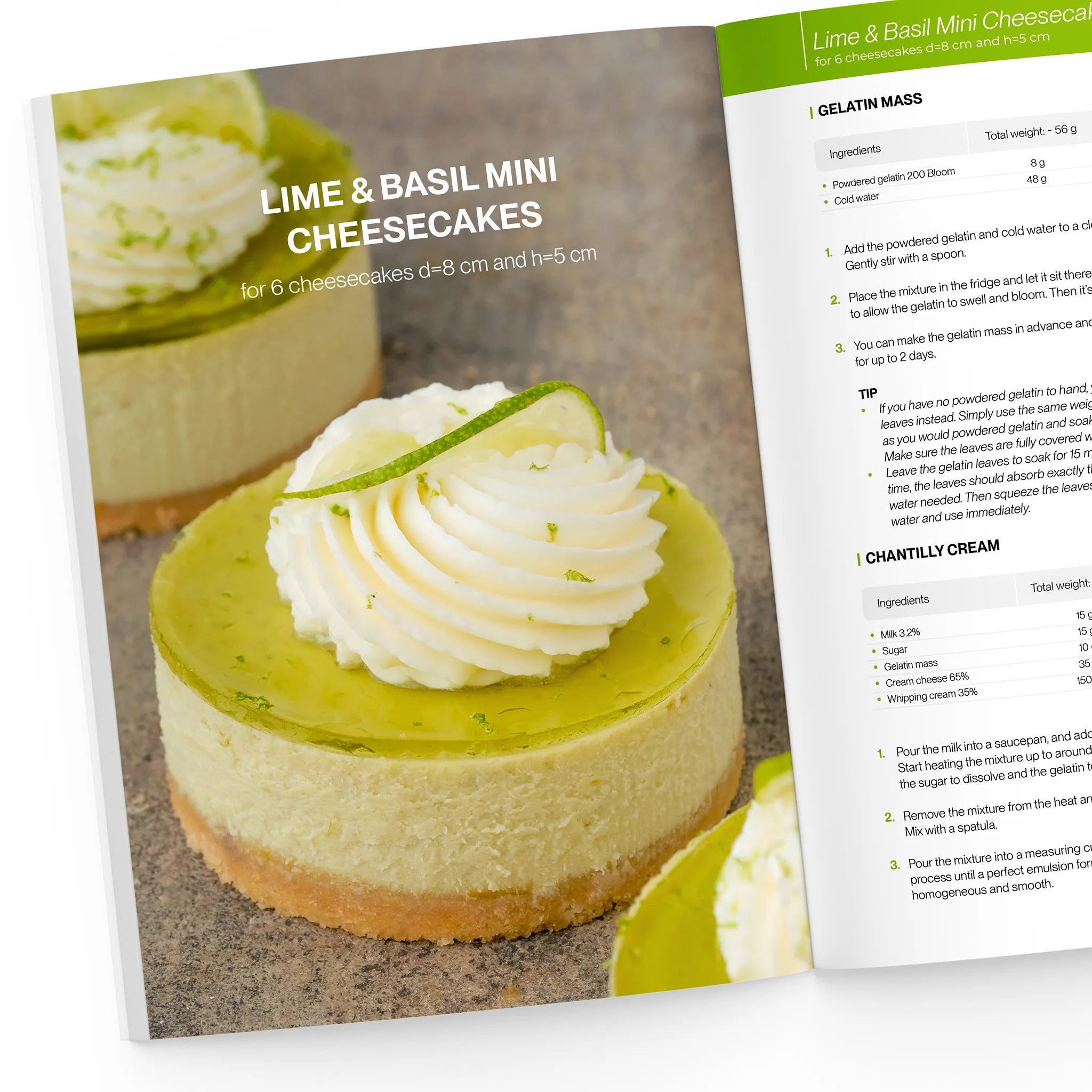 Lime & Basil Mini Cheesecake
