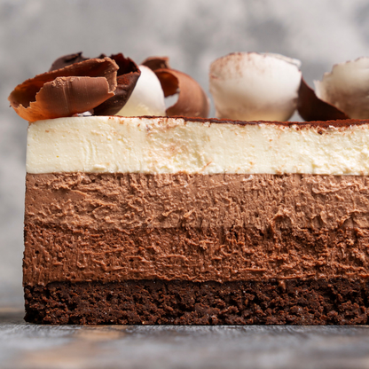 Three Chocolates No-bake Cheesecake Video Class