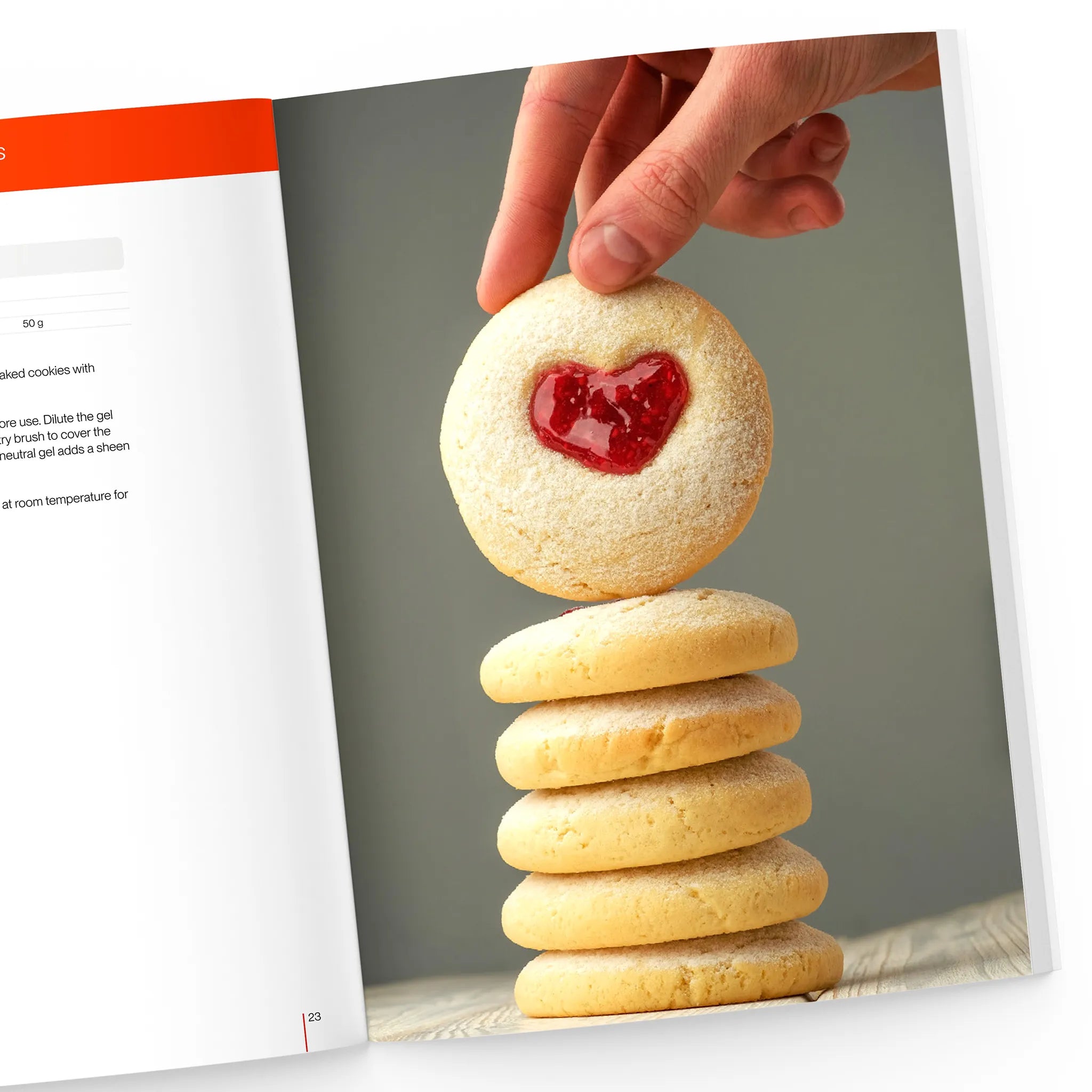 Raspberry Heart Cookies recipe