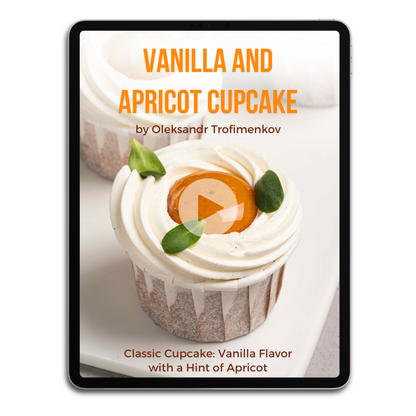 Vanilla and Apricot Cupcake 