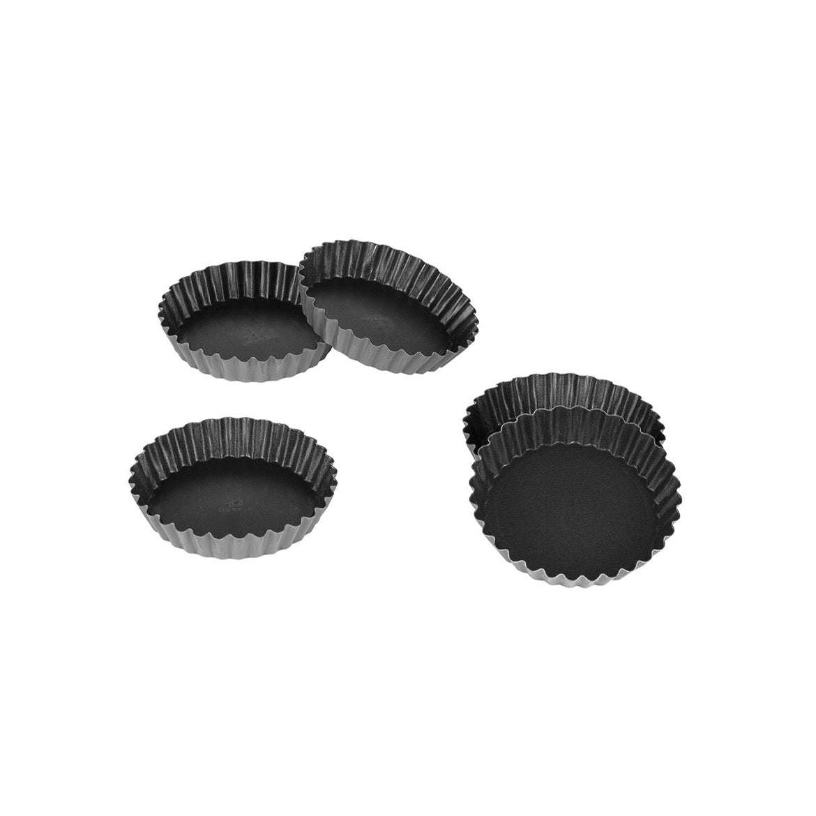 [square-20260422] 12 Exopan Fluted Cake Tins