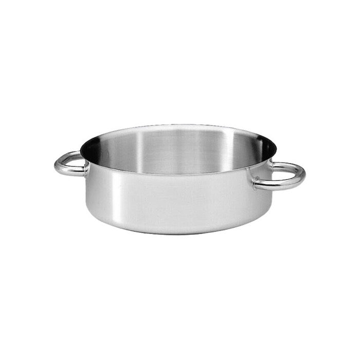 [square-20260422] Excellence Stainless Steel Sauté Pan with Two Handles