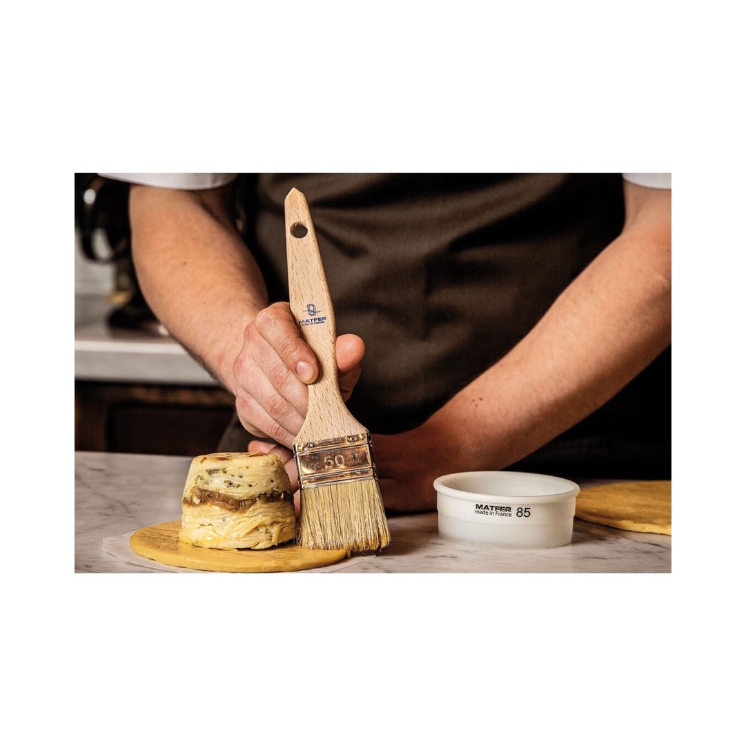 [square-20260422] Natural Bristles Pastry Brushes